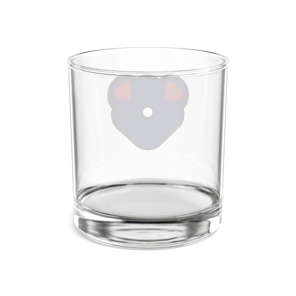 Love, Leather BearRocks Glass, 10oz