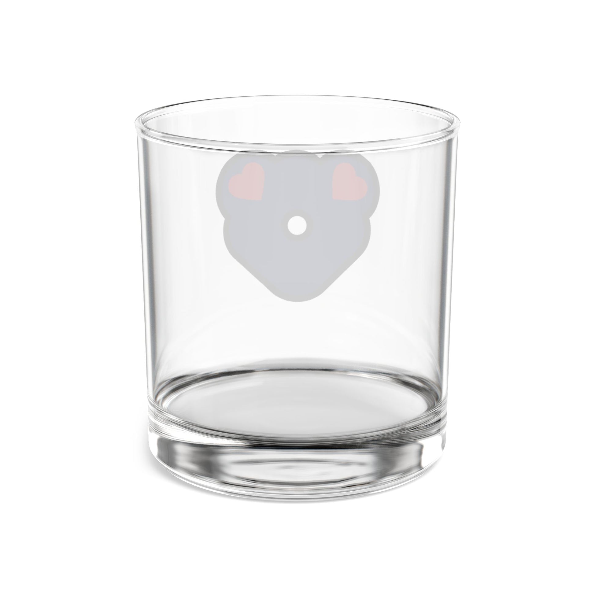 Love, Leather BearRocks Glass, 10oz